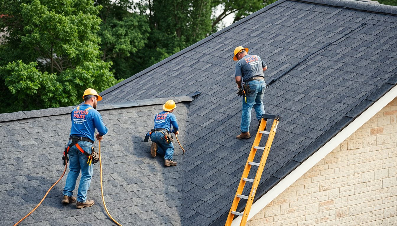 Crazy Cowboy Construction - finished roof in Sherman